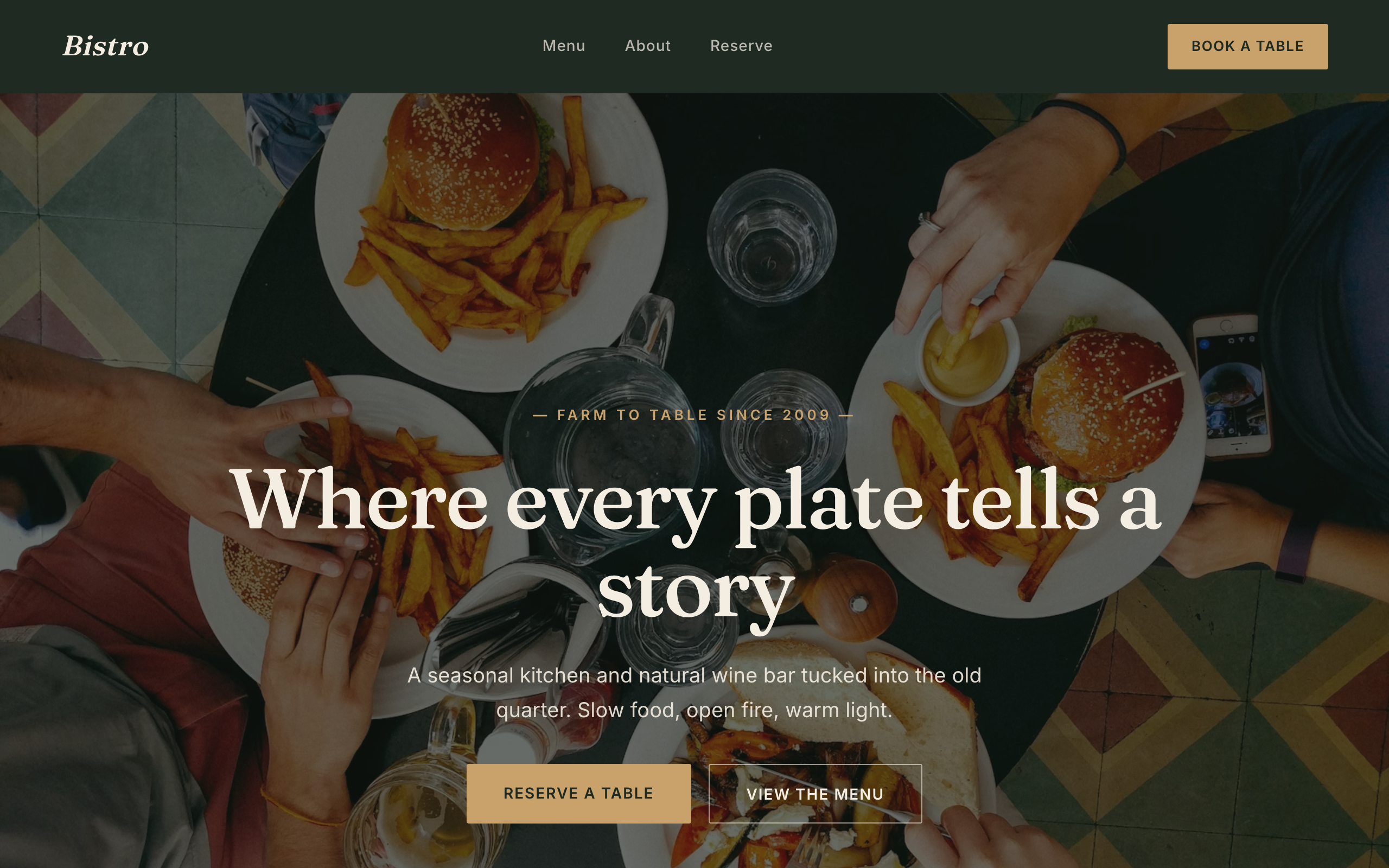 Template Bistro